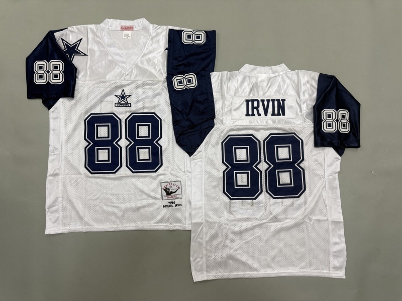 Men 2025 Nike Dallas Cowboys #88 Irvin White Throwback Limited NFL Jersey 002